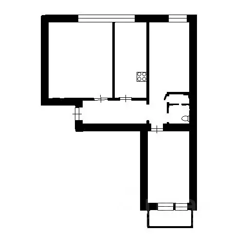 3-к кв. Москва ул. Бутлерова, 40К1 (67.0 м) - Фото 1