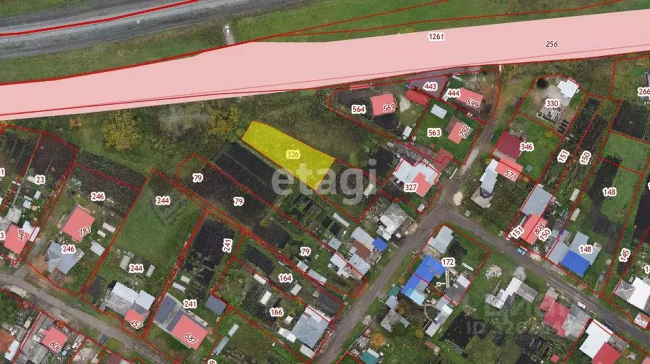 Участок в Томская область, Томский район, Богашевское с/пос, с. ... - Фото 1