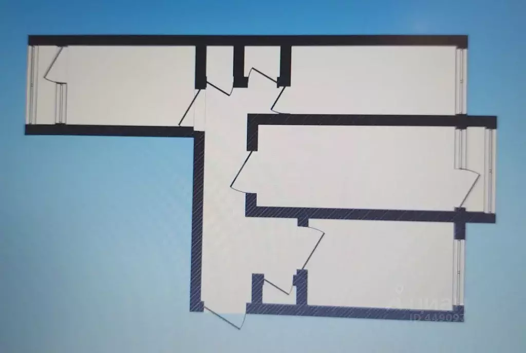3-к кв. Смоленская область, Дорогобуж пер. Строителей, 14 (70.0 м) - Фото 2