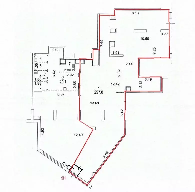 Помещение свободного назначения в Москва Каширский проезд, 25к2 (191 ... - Фото 1
