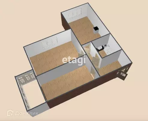 Продаётся 2-к квартира, 52.3 м - Фото 1