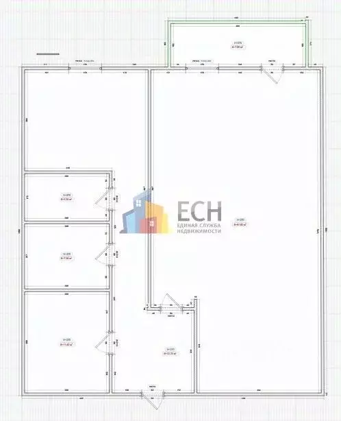 1-к кв. Тульская область, Новогуровский рп ул. Лесная, 3 (34.9 м) - Фото 1