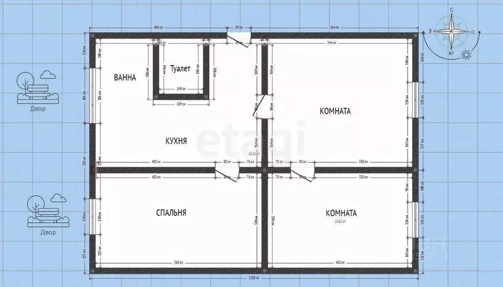 3-к кв. Приморский край, Владивосток Светланская ул., 85 (56.9 м) - Фото 1