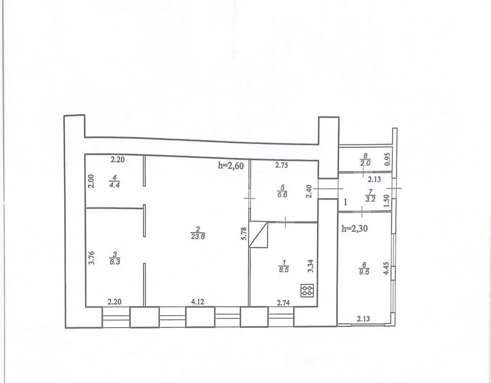 Дом в село Горицы, улица Ворохова (51.6 м) - Фото 1