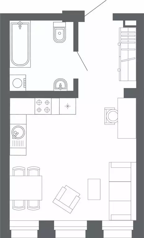 1-комнатная квартира: Екатеринбург, улица Мира, 47/7 (30.7 м) - Фото 0