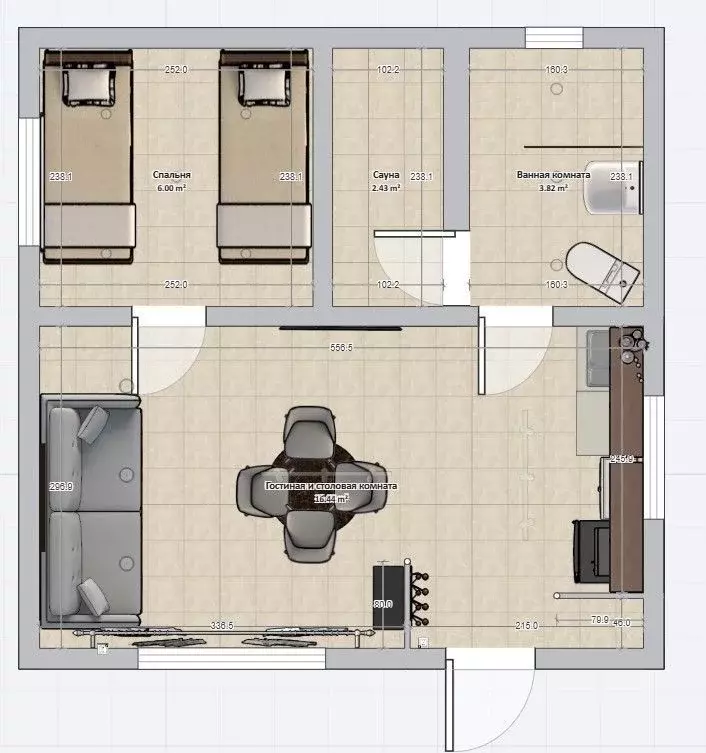 Коттедж в Ленинградская область, Выборгский район, Красносельское ... - Фото 0