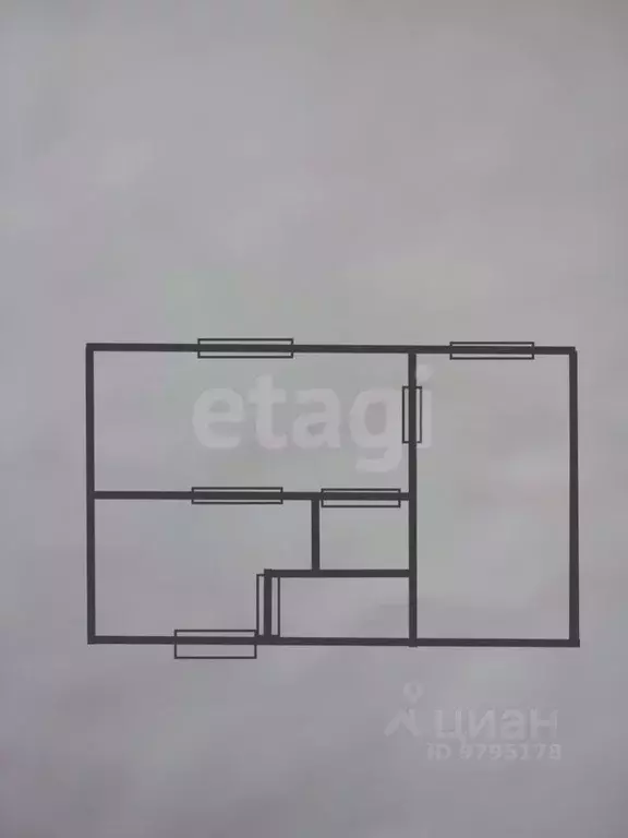 1-к кв. Татарстан, Казань ул. Дежнева, 4к2 (24.7 м) - Фото 1