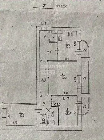 3-к кв. Воронежская область, Воронеж бул. Победы, 43 (99.7 м) - Фото 1