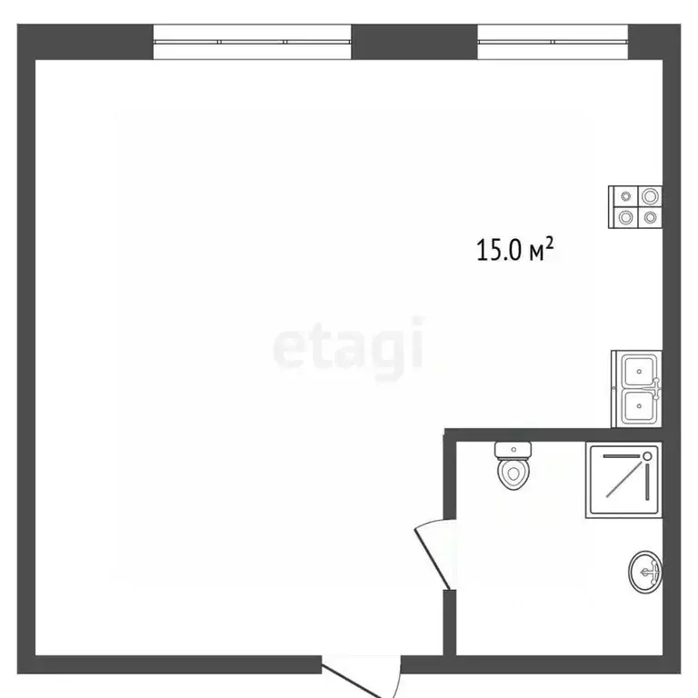 Студия Краснодарский край, Анапа Алексеевка мкр, ул. Лазурная, 16 ... - Фото 1