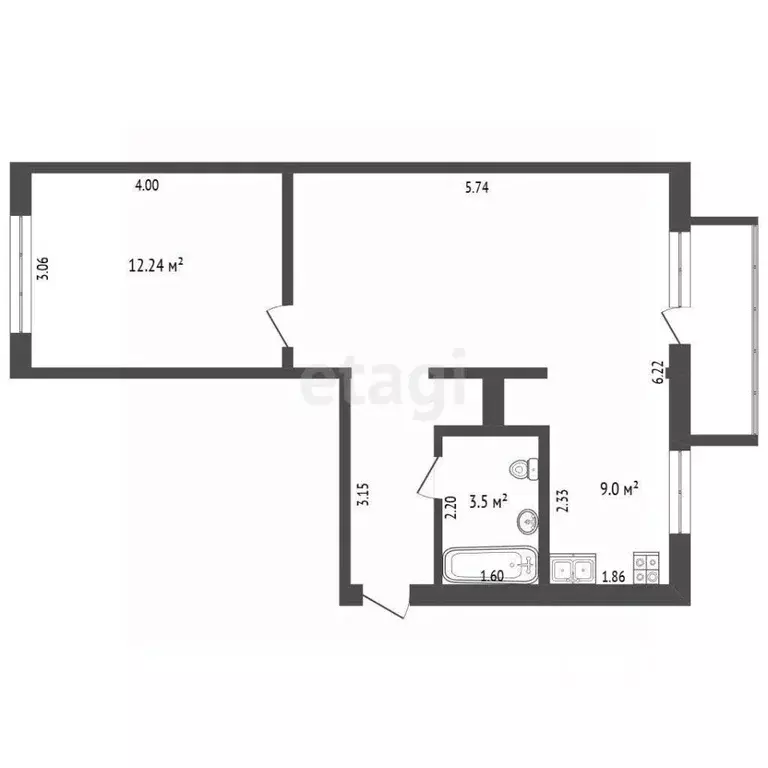 2-к кв. Мордовия, Саранск ул. Семашко, 16 (47.0 м) - Фото 2