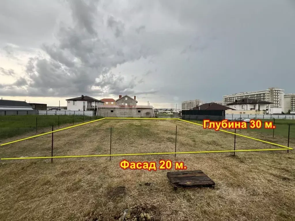 Участок в Краснодарский край, Анапа ул. Андрея Корытина, 12 (6.1 сот.) - Фото 1