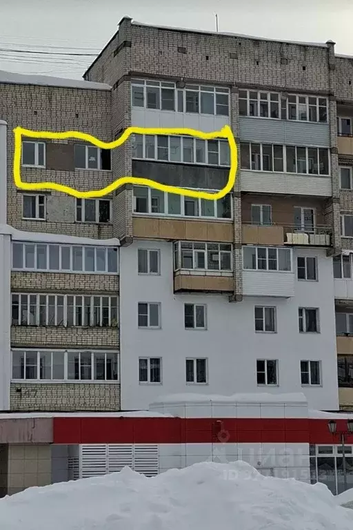 3-к кв. Нижегородская область, Чкаловск ул. Пушкина, 47 (71.0 м) - Фото 1