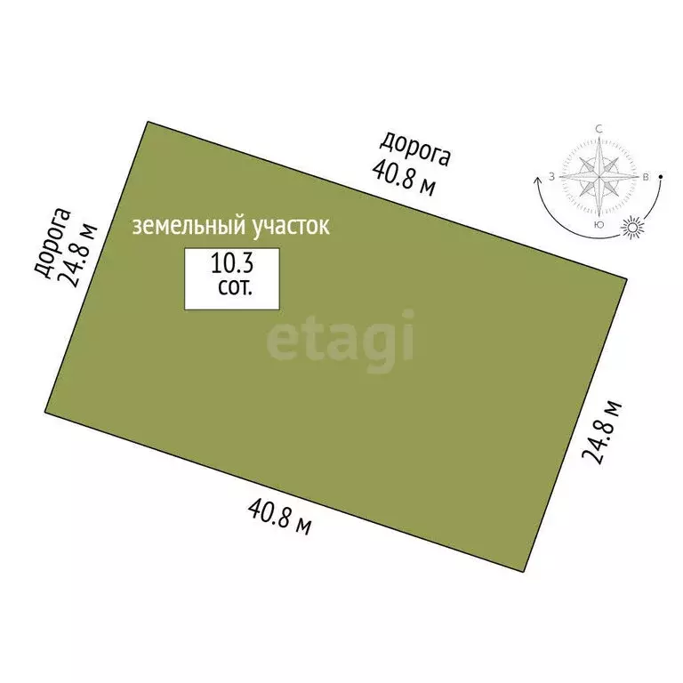 Участок в Кострома, посёлок Волжский, 9-й квартал (10.3 м) - Фото 1