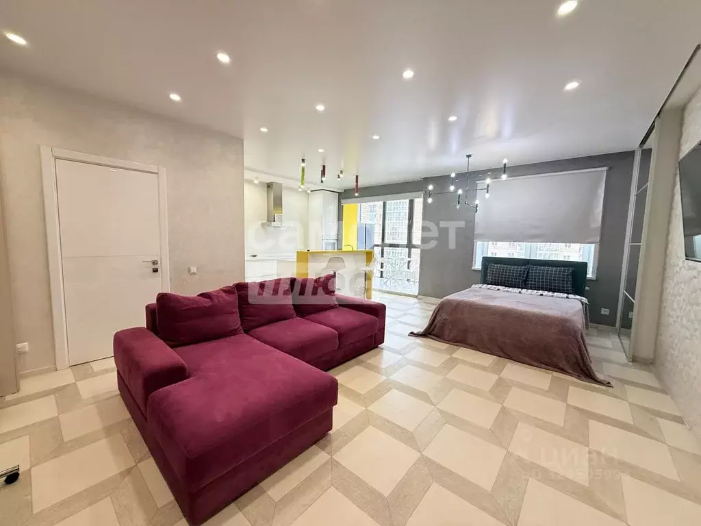 Студия Иркутская область, Иркутск ул. Седова, 65А/3 (47.9 м) - Фото 2