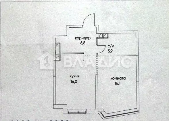 1-к кв. Москва ул. Нижние Мневники, 7 (44.8 м) - Фото 1