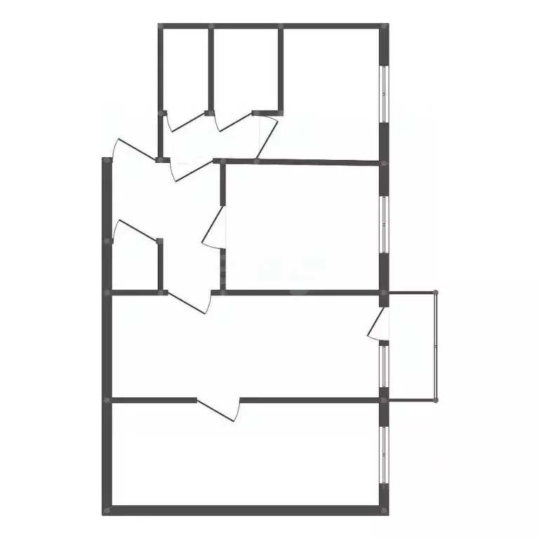 3-к кв. Амурская область, Свободный ул. Островского, 4 (55.3 м) - Фото 2