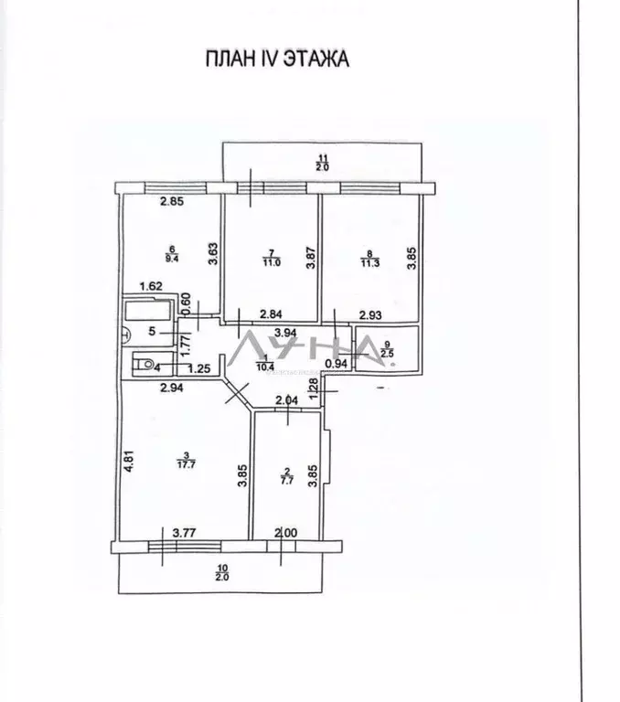4-к кв. Татарстан, Набережные Челны ул. Татарстан, 28 (77.0 м) - Фото 2