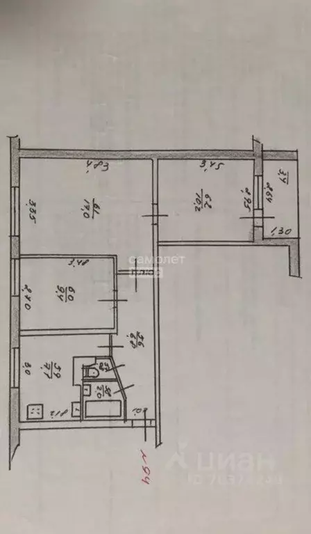 3-к кв. Татарстан, Казань ул. Братьев Касимовых, 36 (55.0 м) - Фото 1