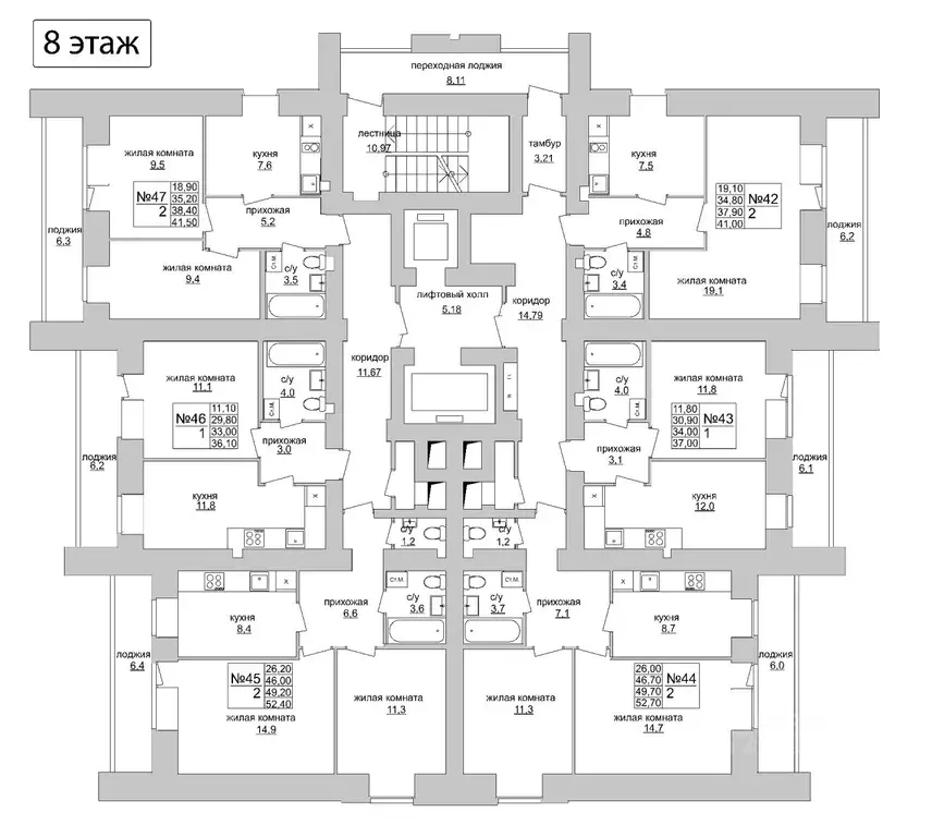 2-к кв. Нижегородская область, Нижний Новгород Архангельская ул., 18 ... - Фото 0