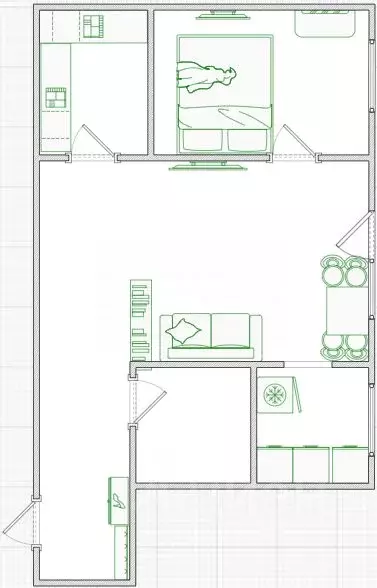 2-к кв. Омская область, Омск просп. Мира, 10А (39.0 м) - Фото 1