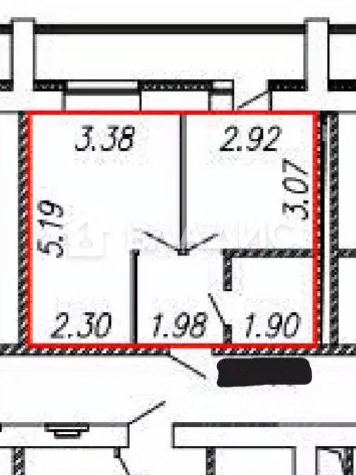 1-к кв. Коми, Сыктывкар Тентюковская ул., 328 (32.1 м) - Фото 1