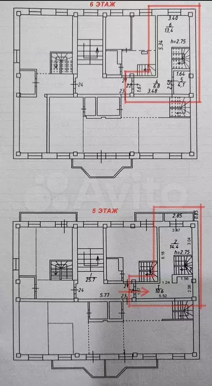 1-к. квартира, 54 м, 5/6 эт. - Фото 0