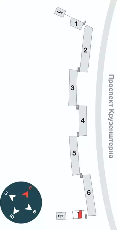 Помещение свободного назначения в Санкт-Петербург Новая Земля жилой ... - Фото 2