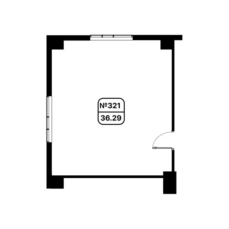 Офис (36.29 м) - Фото 2