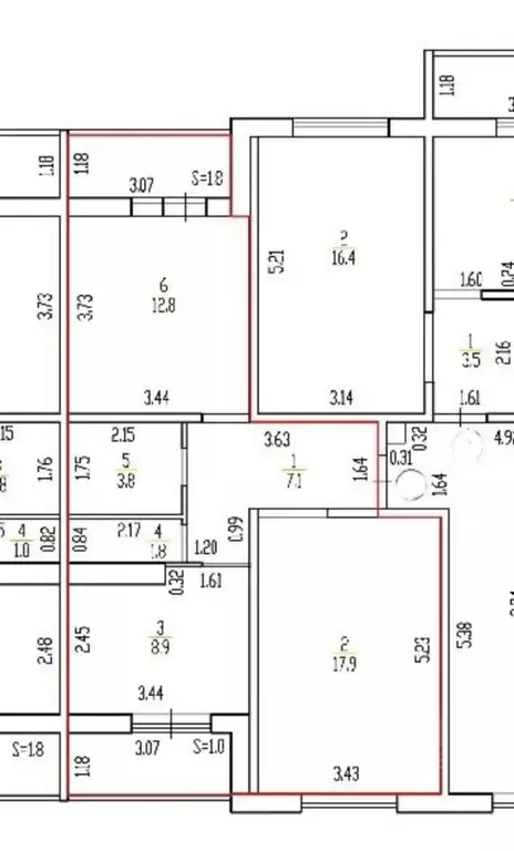 2-к кв. Брянская область, Брянск Московский просп., 31 (59.5 м) - Фото 2