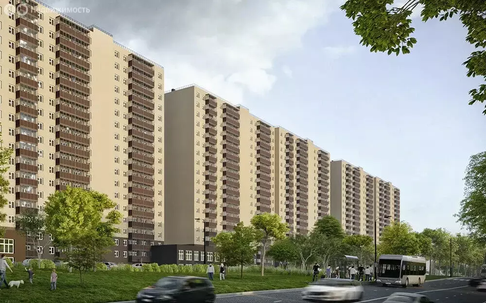 3-комнатная квартира: Красноярск, улица Александра Матросова, 36 (77.4 ... - Фото 0