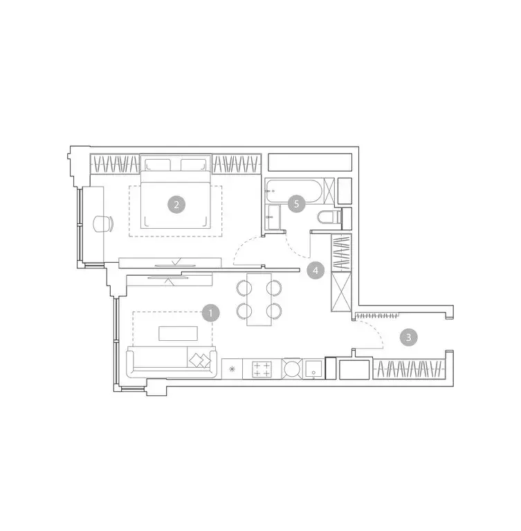 2-комнатная квартира: Москва, улица Миклухо-Маклая, 23 (46.2 м) - Фото 2