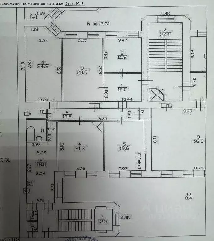 Комната Санкт-Петербург Кавалергардская ул., 3 (22.0 м) - Фото 2