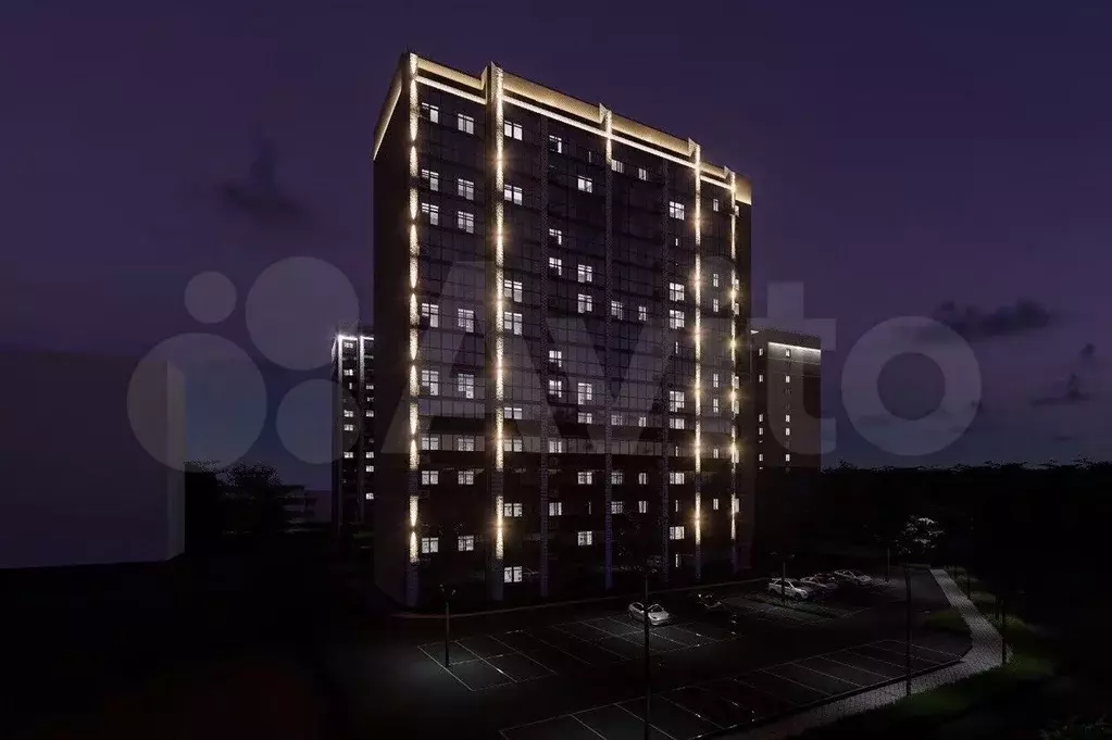 2-к. квартира, 65,4 м, 6/14 эт. - Фото 1