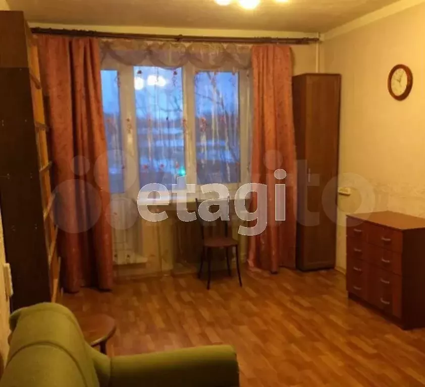 1-к. квартира, 30 м, 2/3 эт. - Фото 1