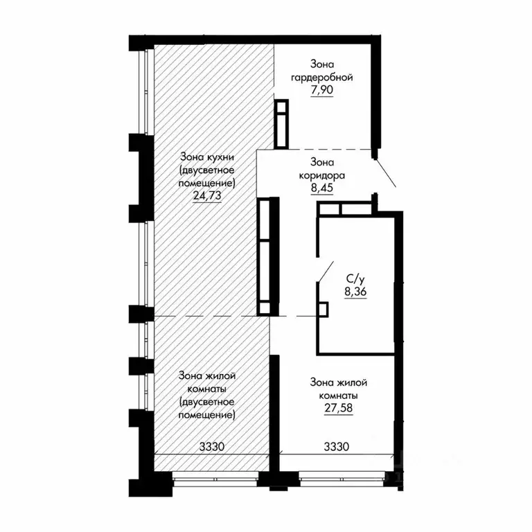 1-к кв. Свердловская область, Екатеринбург Премиум Кварталы Маяковка ... - Фото 1