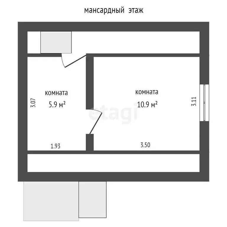 Дом в Севастополь, садоводческое товарищество Черноморец-2 (100 м) - Фото 1