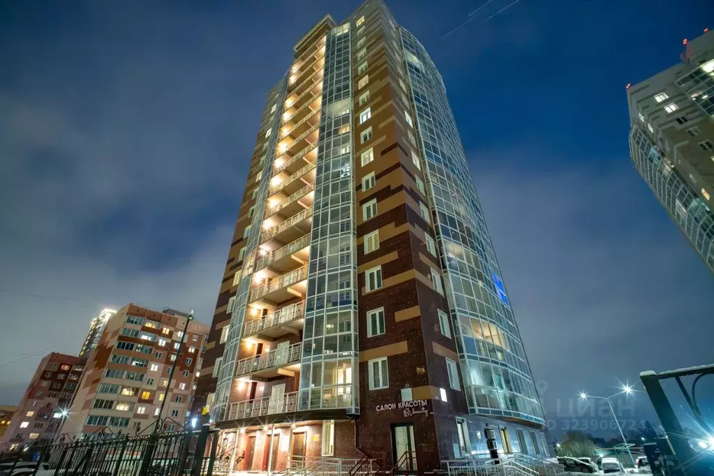 1-к кв. Новосибирская область, Новосибирск ул. Пархоменко, 27 (33.4 м) - Фото 1