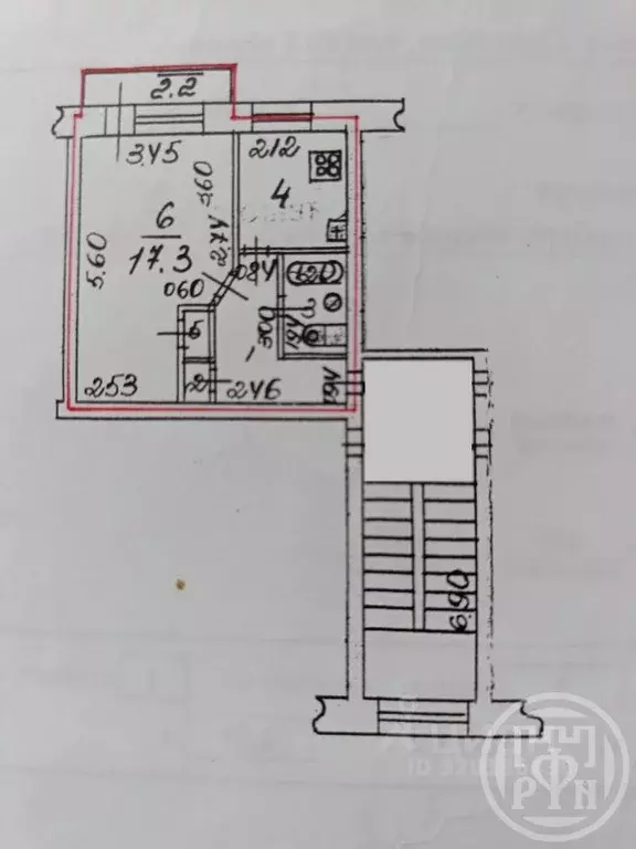 1-к кв. Санкт-Петербург пос. Стрельна, ул. Гоголя, 9 (30.4 м) - Фото 2