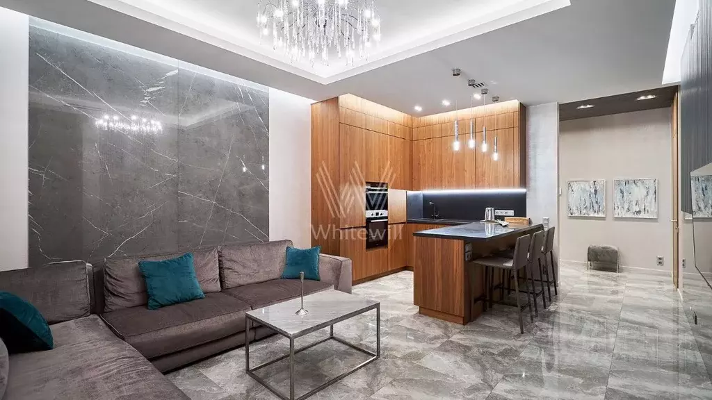 3-к кв. Москва 1-й Смоленский пер., 21 (92.0 м) - Фото 2