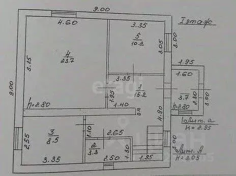 Дом в Липецкая область, Добровский муниципальный округ, с. Трубетчино ... - Фото 2