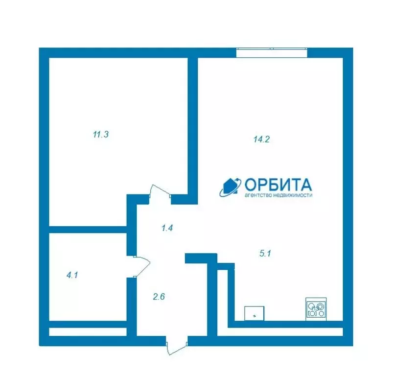 1-комнатная квартира: Тюмень, улица Газовиков, 38к2 (38.2 м) - Фото 1