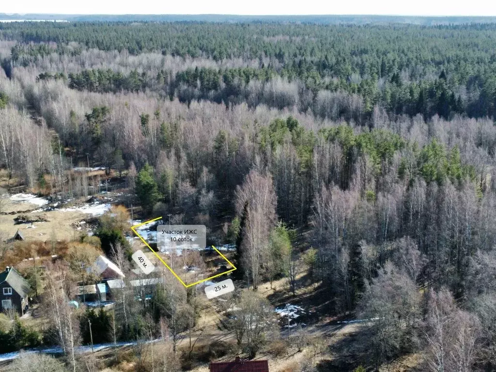 Участок в Выборгский район, Приморское городское поселение, деревня ... - Фото 1