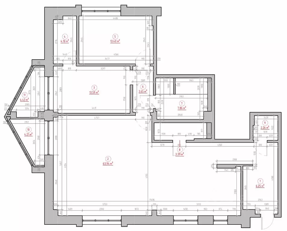 3-к кв. Чувашия, Чебоксары ул. Гузовского, 13А (127.1 м) - Фото 2