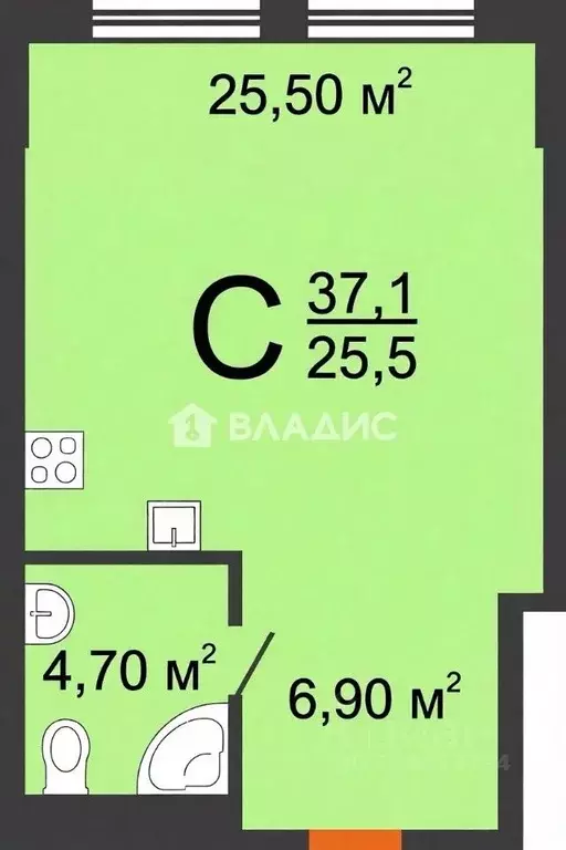 Студия Нижегородская область, Нижний Новгород ул. Максима Горького, ... - Фото 2