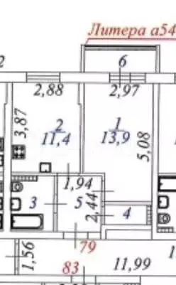 1-к. квартира, 36 м, 3/5 эт. - Фото 0