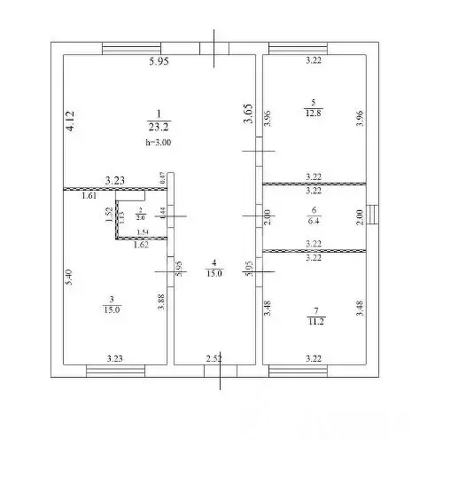 Дом в Пермский край, Краснокамский муниципальный округ, с. Мысы ул. ... - Фото 2