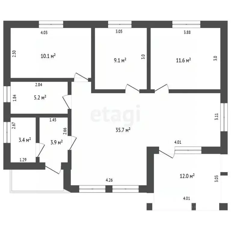 Дом в Вологодская область, Удачное ДНТ ул. Прибрежная, 3 (95 м) - Фото 2