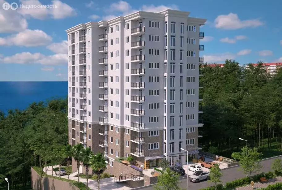 2-комнатная квартира: Сочи, Вишнёвая улица, 5А (42 м) - Фото 1