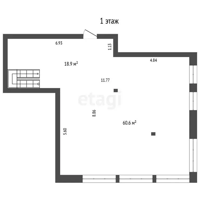 1-комнатная квартира: Нижний Новгород, улица Минина, 18Б (102.5 м) - Фото 1