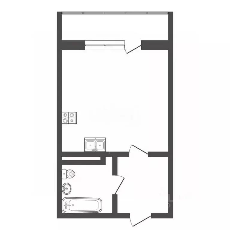 Студия Тюменская область, Тюмень Интернациональная ул., 199 (20.9 м) - Фото 1